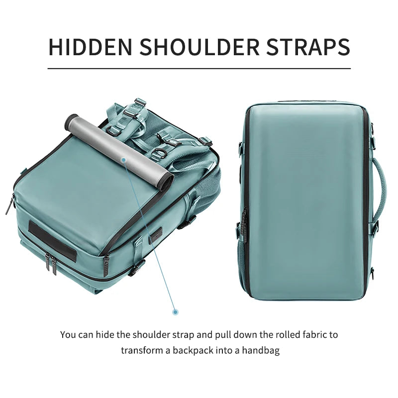 16 inch Waterproof Business Laptop Backpack with Shoe Bag