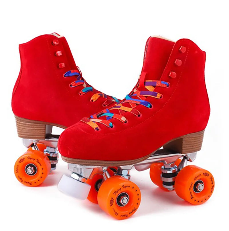 Men's Retro Suede Quad Roller Skate - Indoor/Outdoor