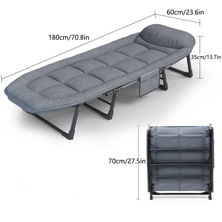 Portable & Foldable Sleeping Cots for Adults 6 Positions