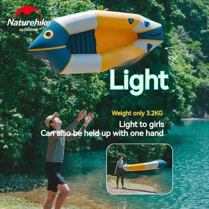 Naturehike 1-2 Person Inflatable Rowing Boat