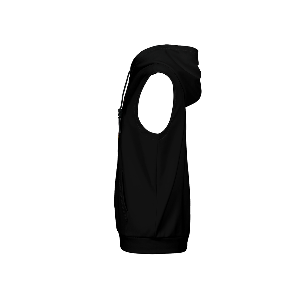 Unisex Regular Fit Sleeveless Pullover Hoodie