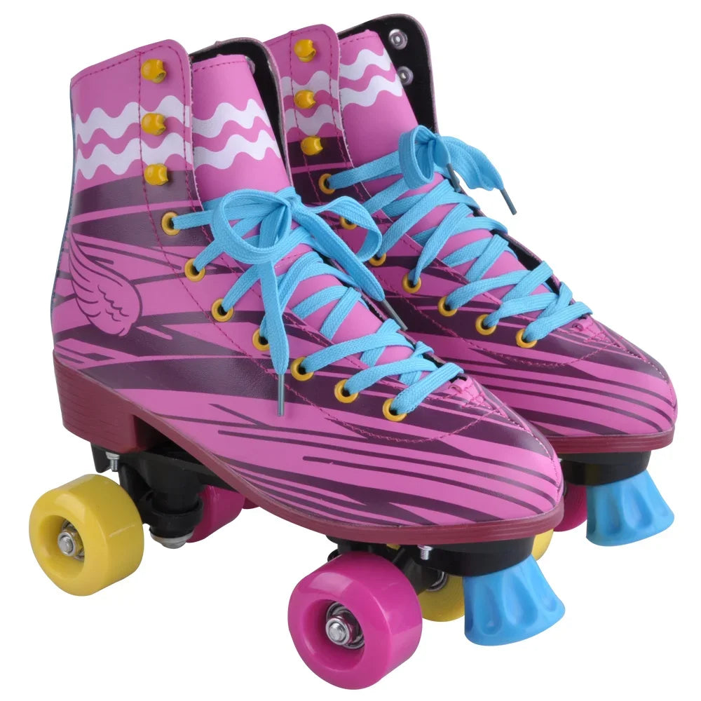 Soy Luna Colorful Classic Quad Roller Skates