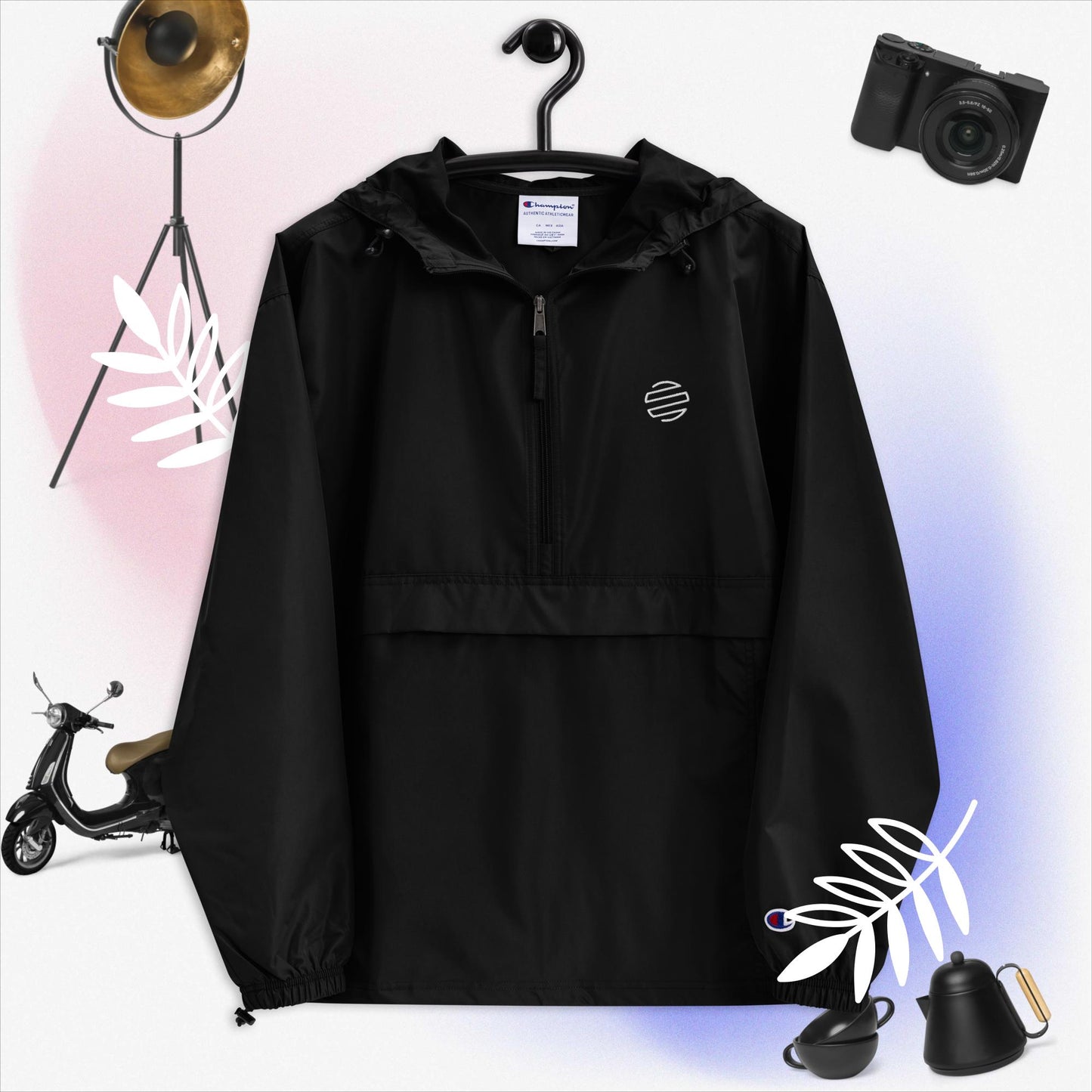 Original Era Classic Embroidered Champion Packable Jacket