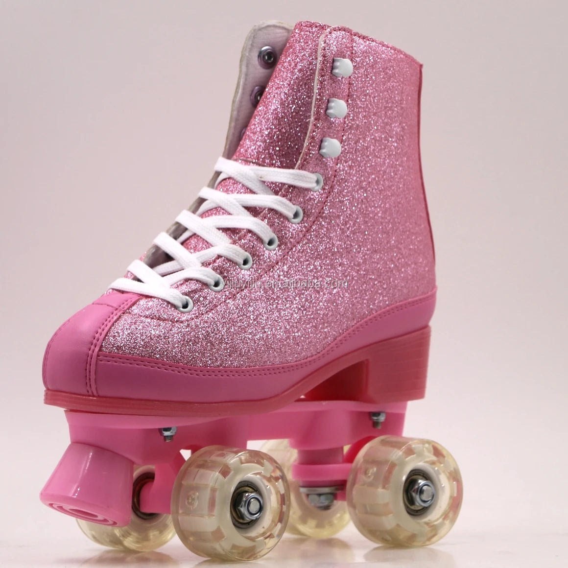 Yijiu Glitter Quad Roller Dance Skates