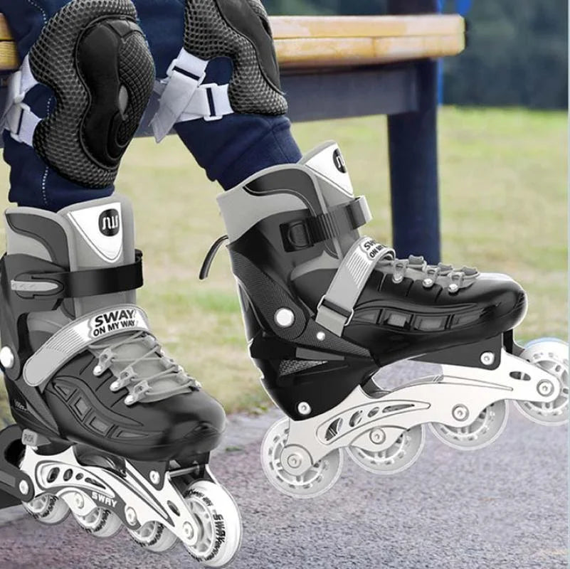 Beginners Inline Roller Skates (Flashing Wheels)
