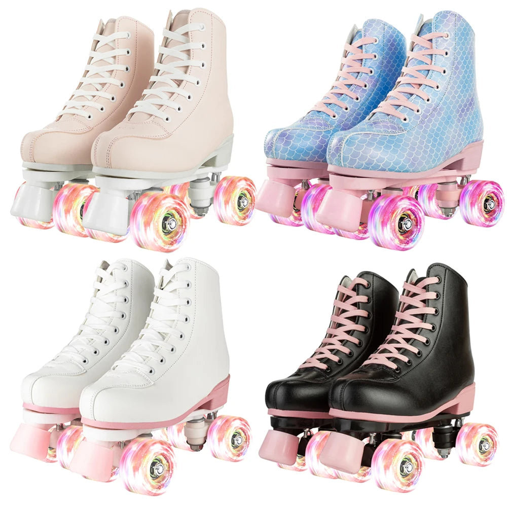 Beginner Stylish Dance Quad Roller Skates