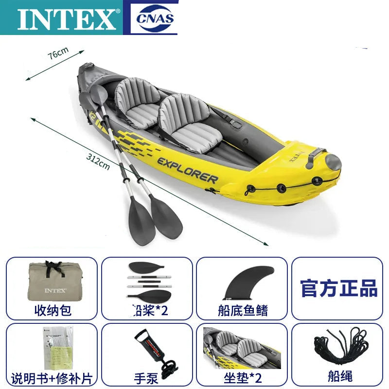 INTEX 68307 Inflatable Rafting Kayaker With Seats