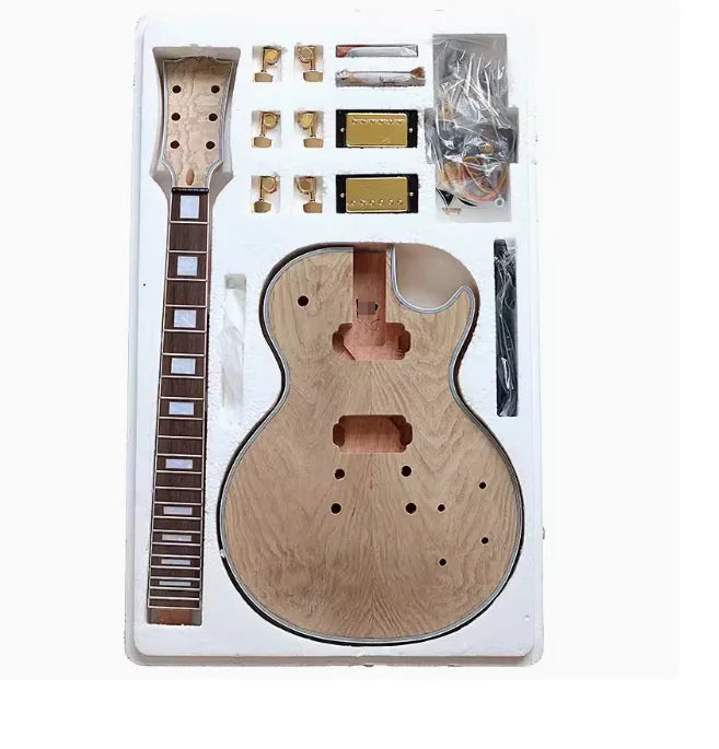 F Hole Semi Hollow Electric Guitar Kit with all accessories
