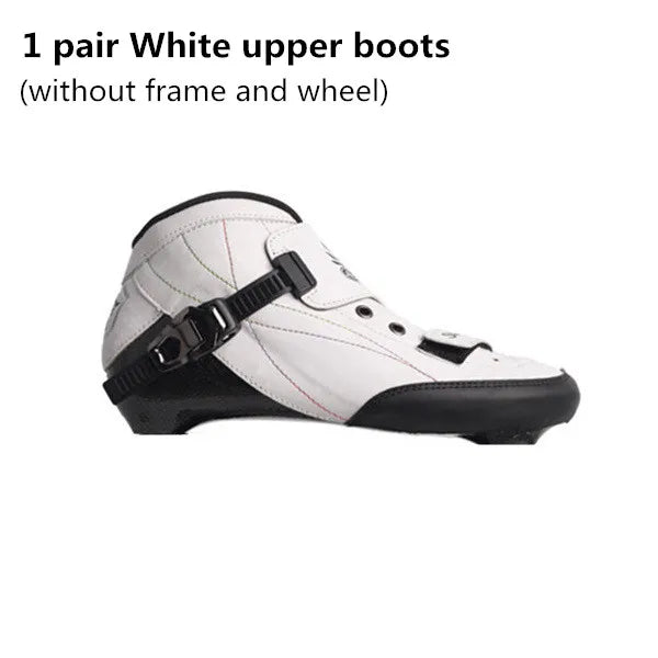 Outdoor Speed Racing Long Street Trace Asphalt Road Inline Speed Skates Shoes Carbon Fiber Adults Kids Sport Roller Patines EU48