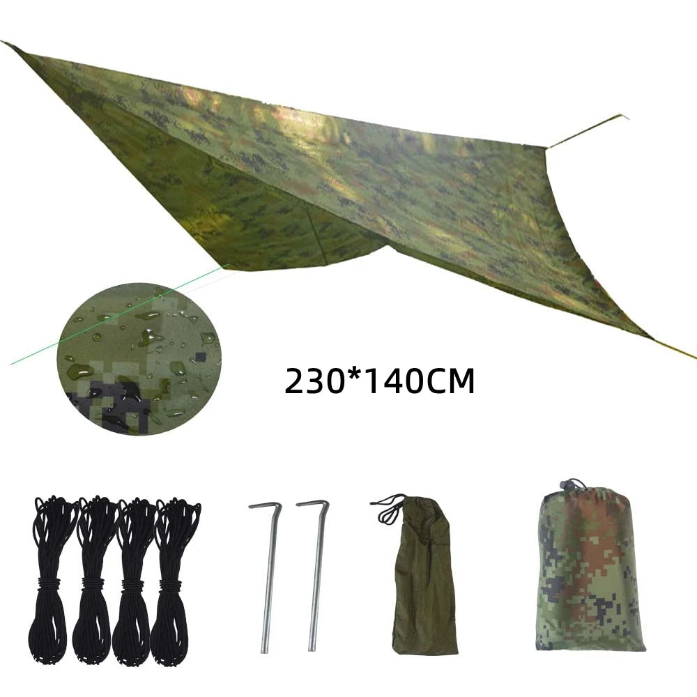 Outdoor 2 Person Camping Garden Hammock With Mosquito Net