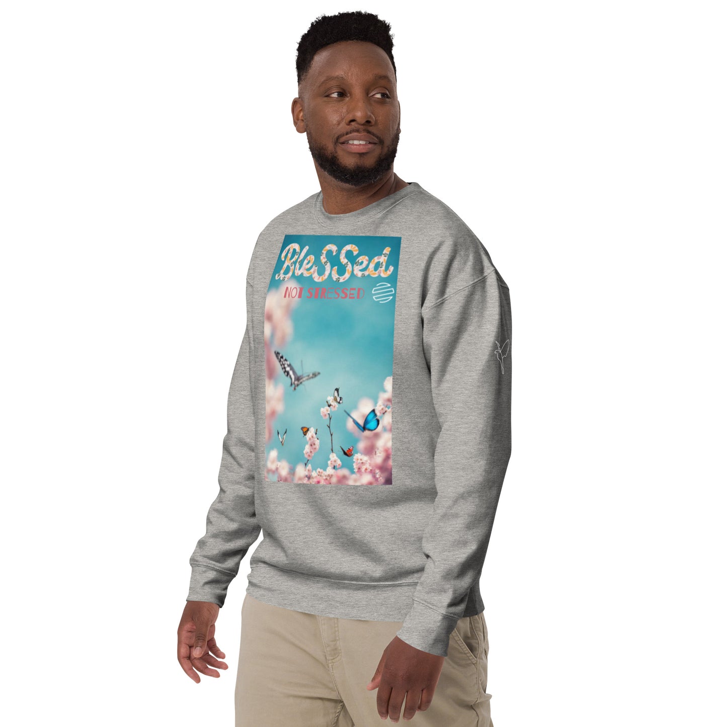 Original Era "Blessed Not Stressed" Unisex Premium Sweatshirt