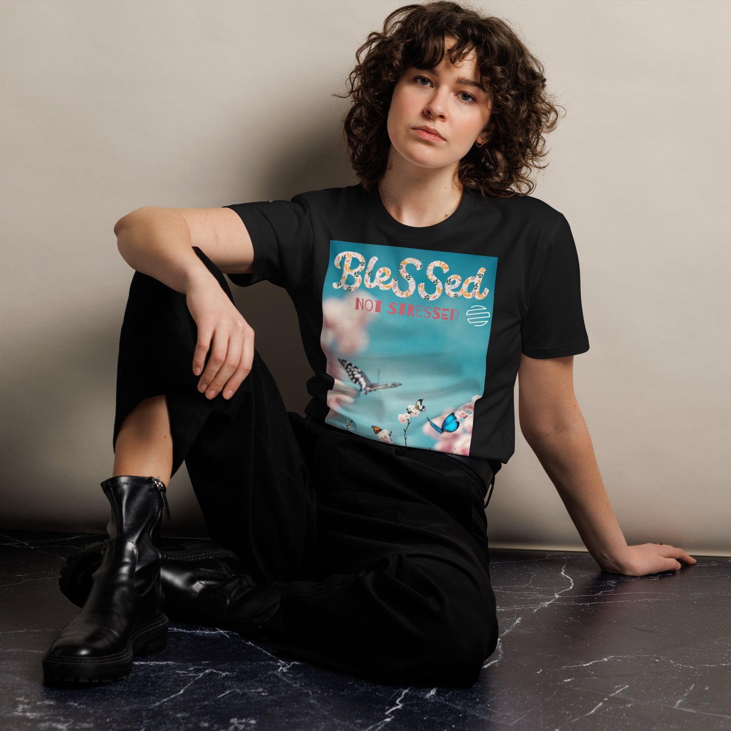 Original Era "Blessed Not Stressed" Unisex Premium T-Shirt