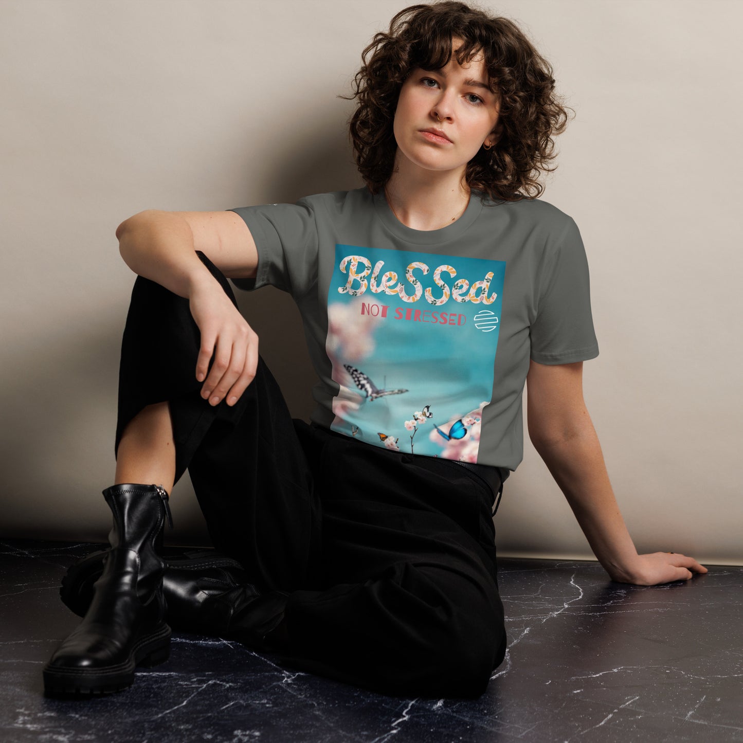 Original Era "Blessed Not Stressed" Unisex Premium T-Shirt