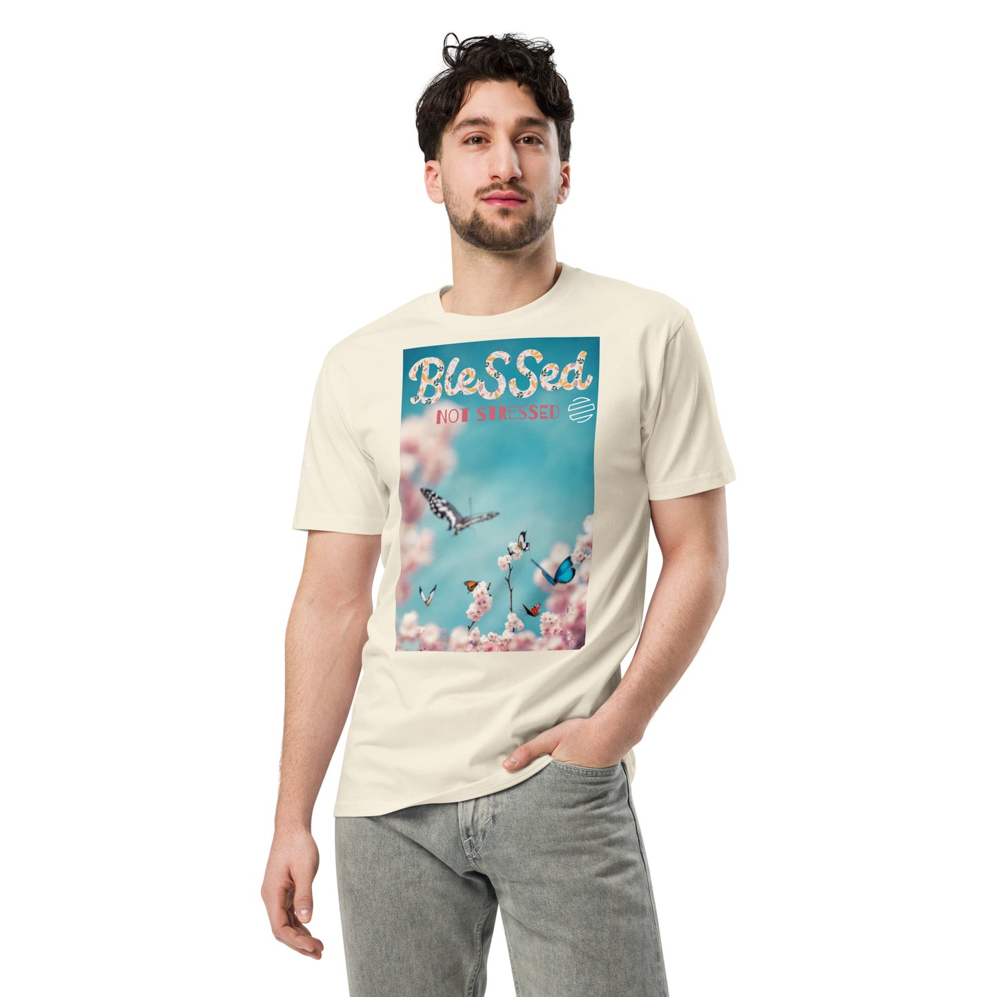 Original Era "Blessed Not Stressed" Unisex Premium T-Shirt
