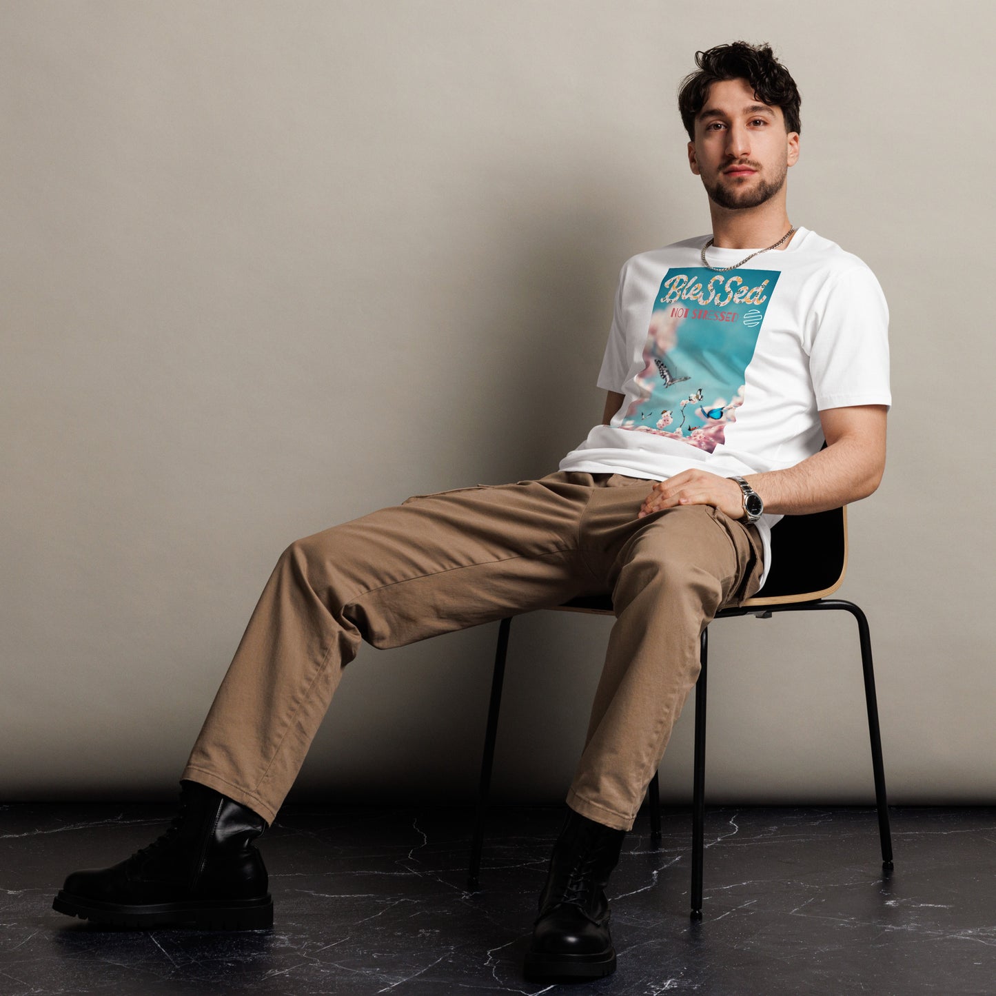 Original Era "Blessed Not Stressed" Unisex Premium T-Shirt