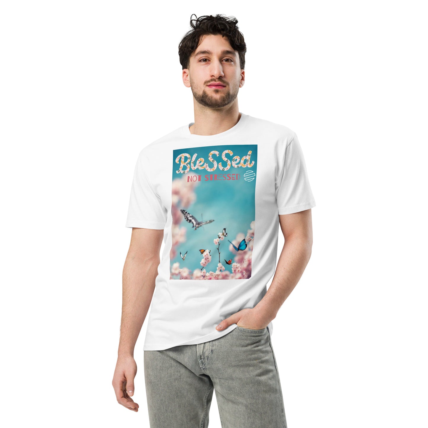 Original Era "Blessed Not Stressed" Unisex Premium T-Shirt