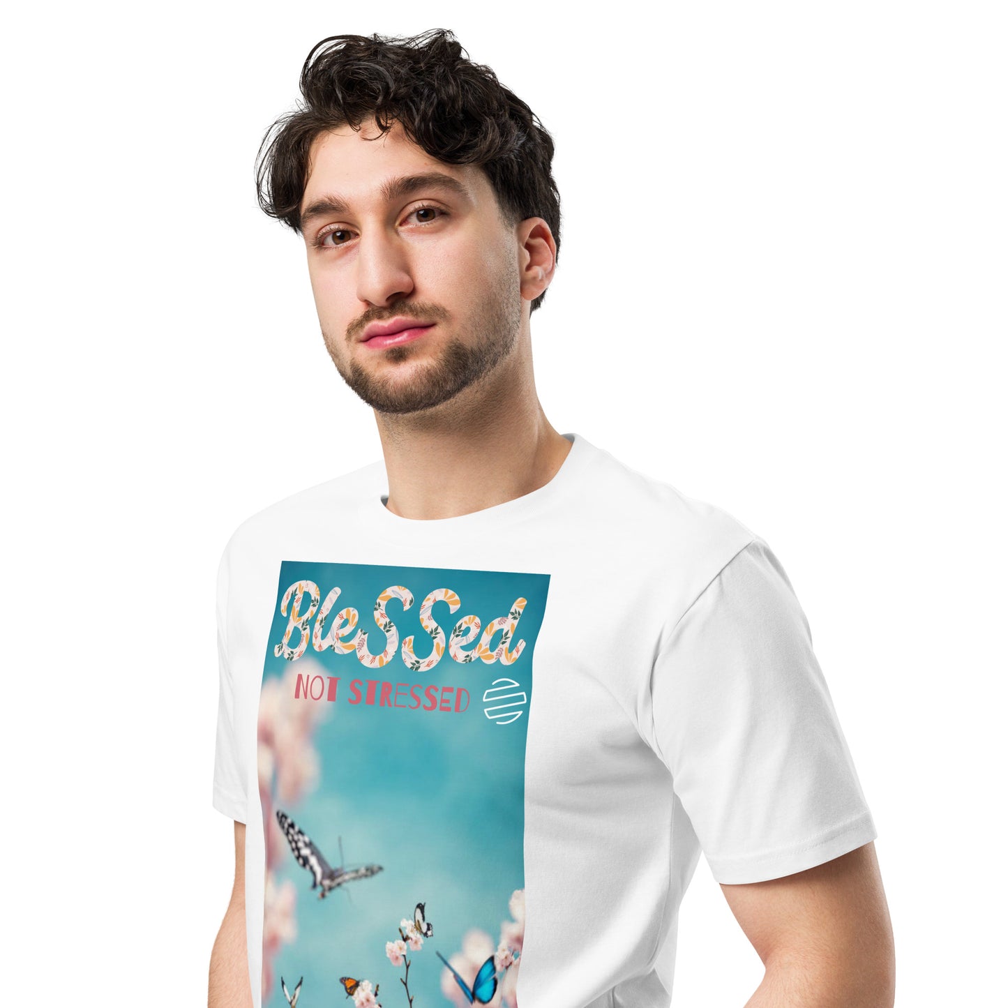 Original Era "Blessed Not Stressed" Unisex Premium T-Shirt