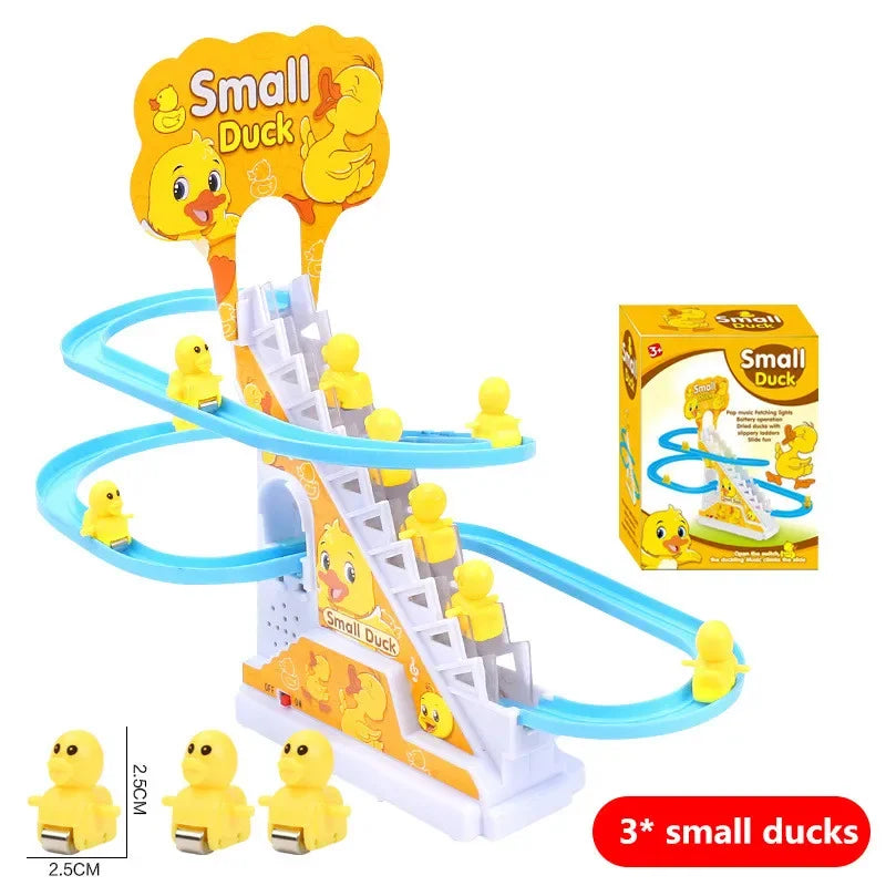 Electric Duck Climbing Stairs Toy