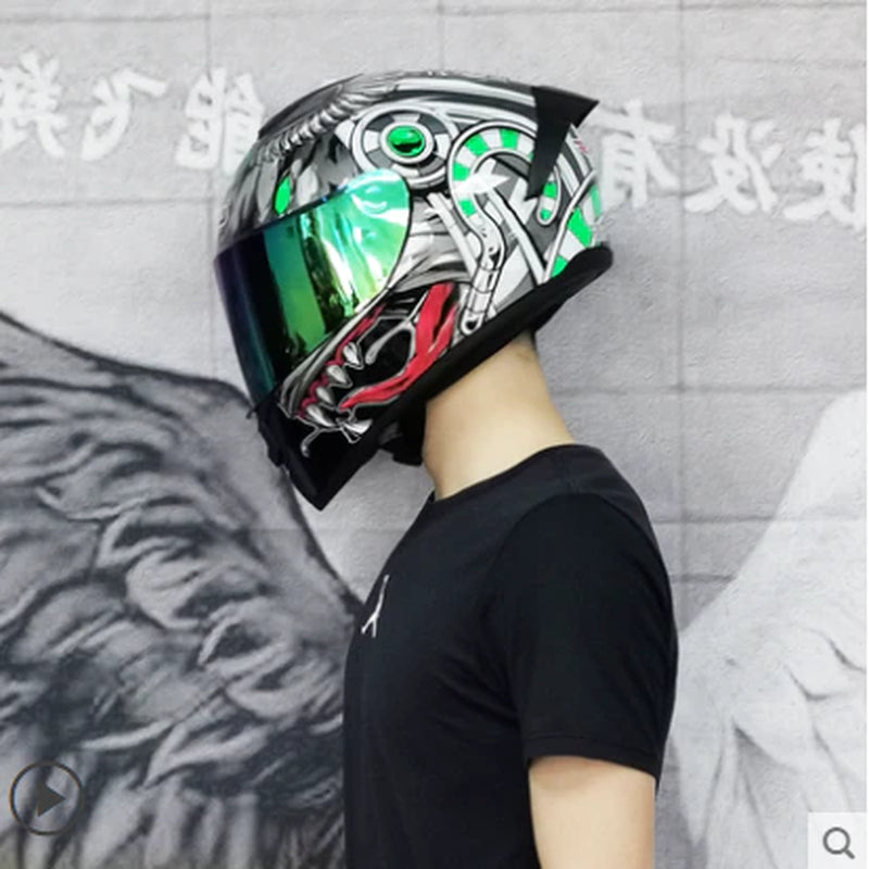 Men Motorcycle Helmet Women Full Face Warm Winter Motor Bike Moto Scooter Motorbike Helmets