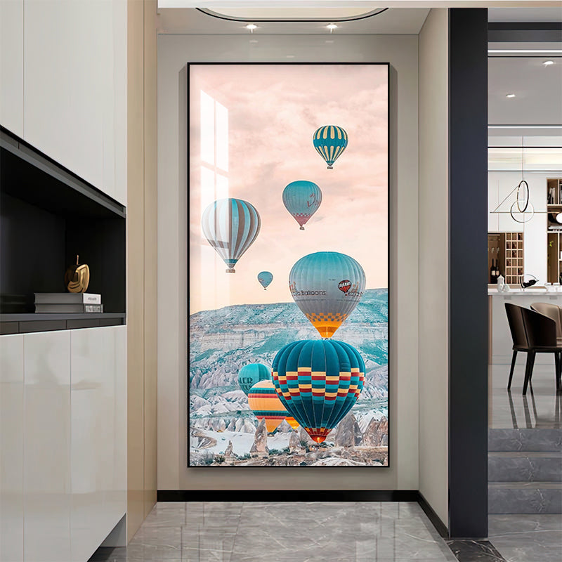 Luxurious Large Gold Aluminum Frame Painting