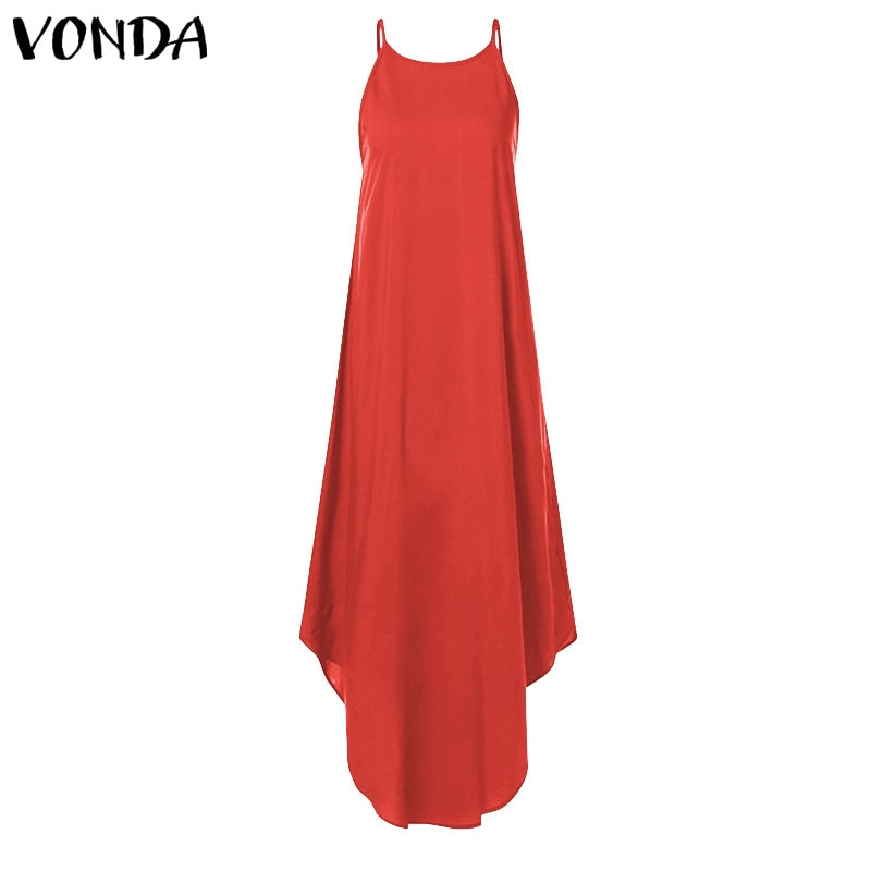 Sexy Sleeveless Summer Long Dresses