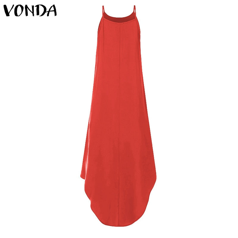 Sexy Sleeveless Summer Long Dresses