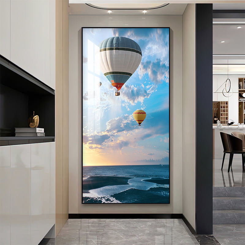 Luxurious Large Gold Aluminum Frame Painting
