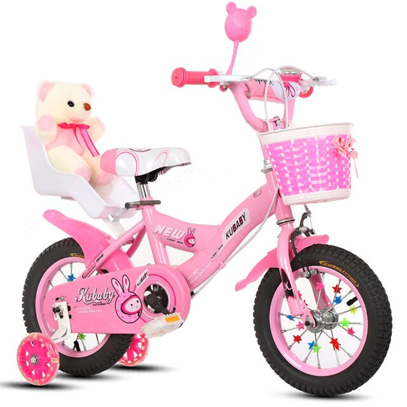 Children Bike Kids Tricycle Bike Quad Balance Kid Ride Bike for 2-13 Years Old with Assist Wheel for Safe