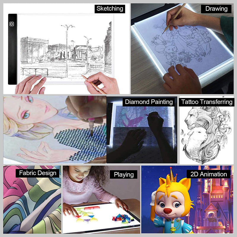 Children's USB Led A4 Drawing Tablet