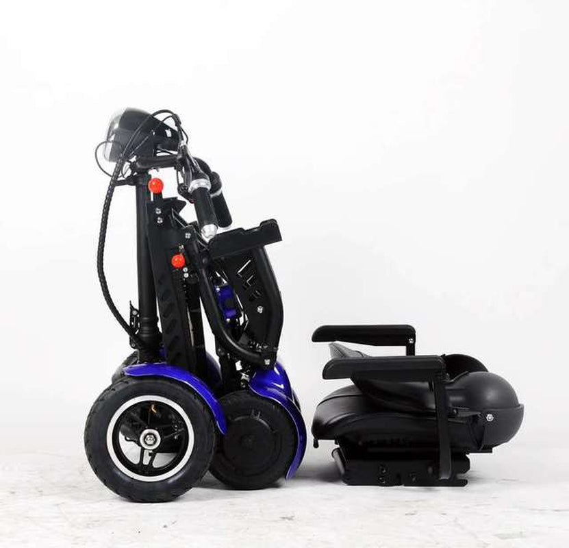 Factory Offer CE Certified Electric Folding Quad Vehicle Scooter Well Appointed Stable Suitable for Kids, Adults and the Elderly