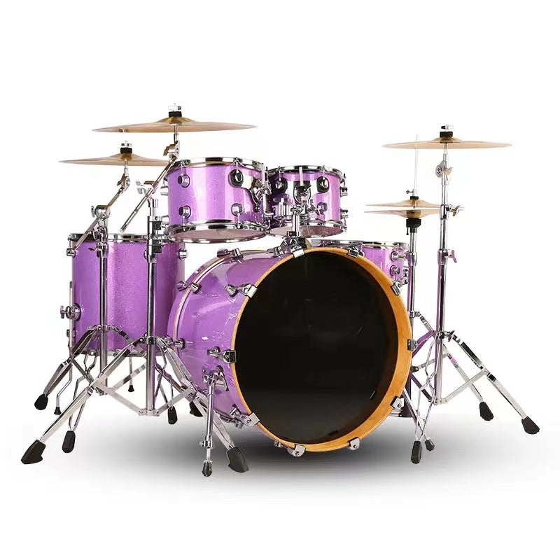 Jazz Drum Set 5 Drums 4 Cymbals