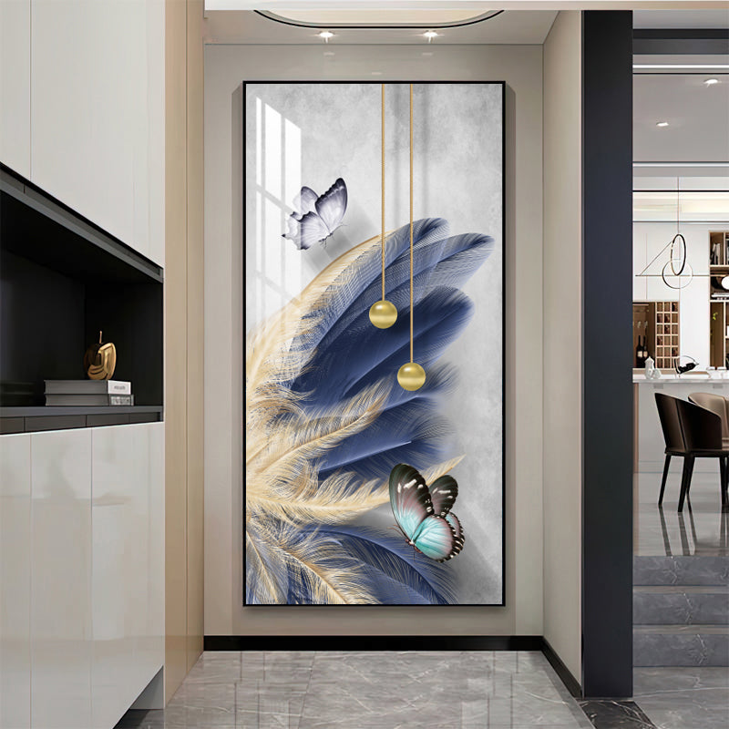 Luxurious Large Gold Aluminum Frame Painting