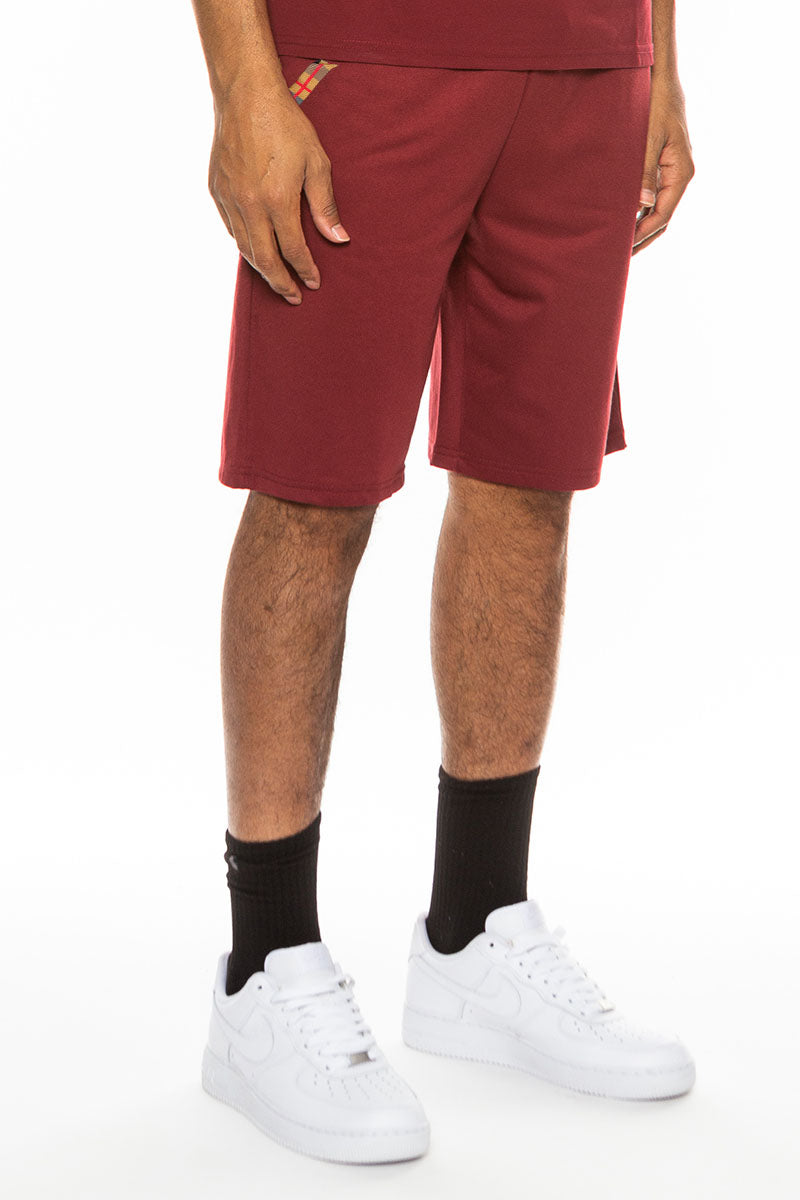 Checkered Plaid Design Shorts
