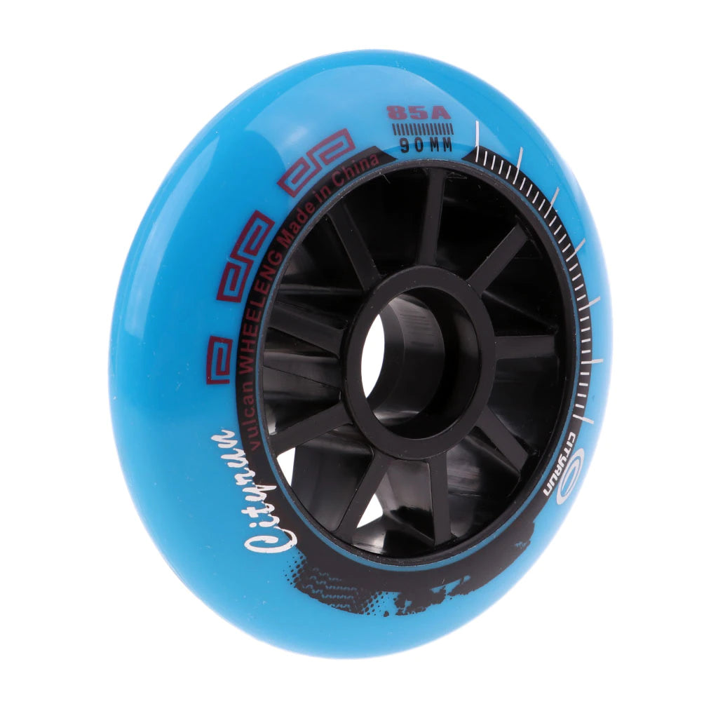 3 Colors High Elastic Inline Skate Wheels Outdoor Speed Skating Scooter Wheels 90/100/110Mm
