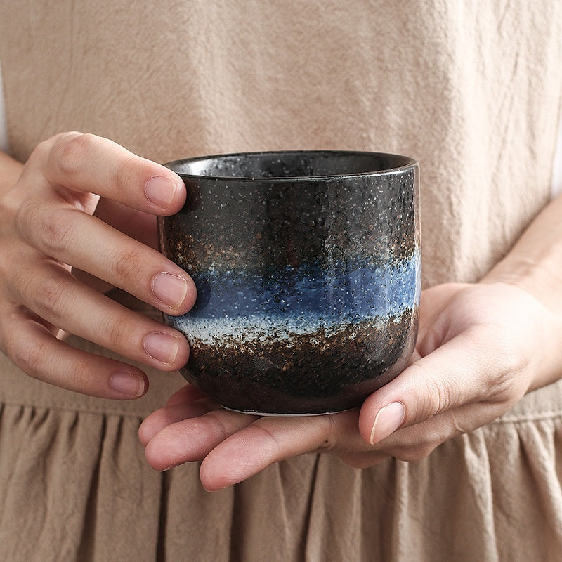 Japanese Style Pottery Clay Tea Cups