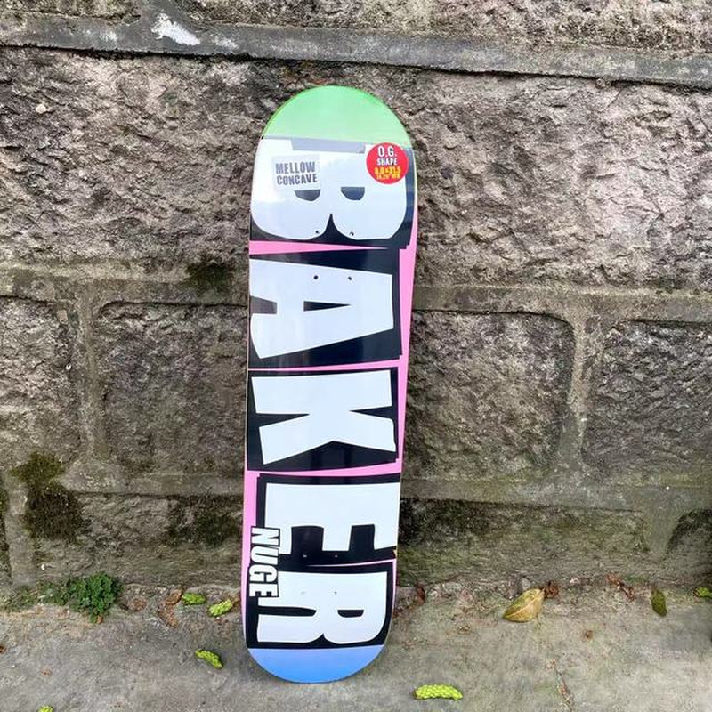 Professional Skateboard Baker Skateboard 8.0 Inch U-Shaped Transverse Skateboard 7-Layer Canada Wood Deck Three-Layer Dyeing Hi