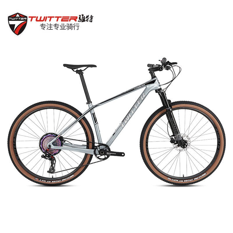 TWITTER Bicycle STORM2.0 Carbon Fiber Cross-Country Mountain Bike Rs-13Speed 27.5/29Inch Disc Brake Mountain Bike Twitterbicicl