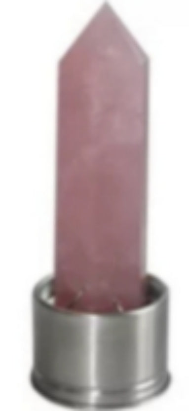 Natural Quartz Gemstone Glass Water Bottle