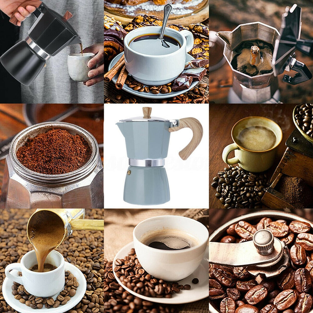 Octagonal Coffee Maker Portable Espresso Coffee Maker