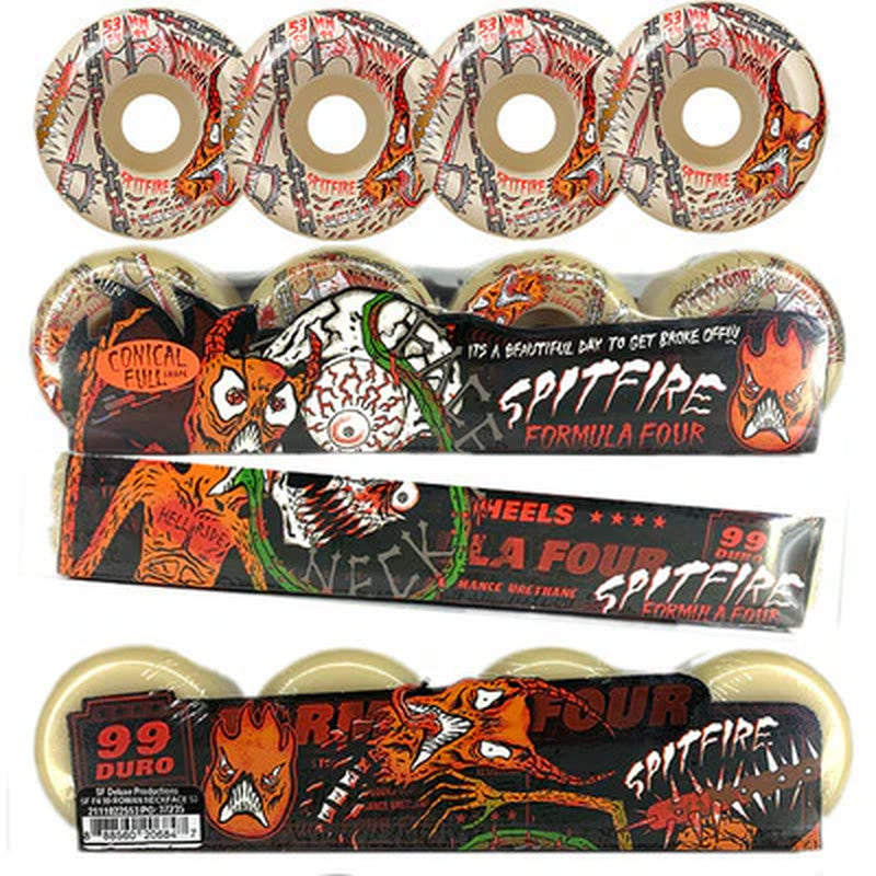 Original Spitfire Skateboard Wheels 52Mm 101Duro 53Mm 54Mm 56Mm 99Duro 80HD Skateboard Wheel for Skateboard