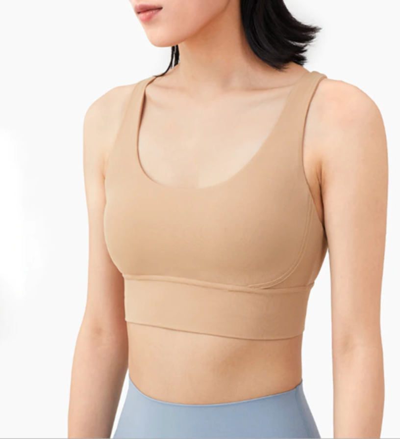 Vnazvnasi 2020 New Fabric Nylon Breathable Women Yoga Tops Bra Solid Color And Sexy Sports Wear Outdoor Exercise Clothes