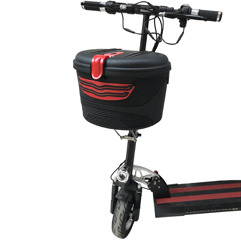 Electric Scooter Front Basket Rear Basket Foldable Electric Scooter Rear Waterproof Plastic Basket Storage Basket