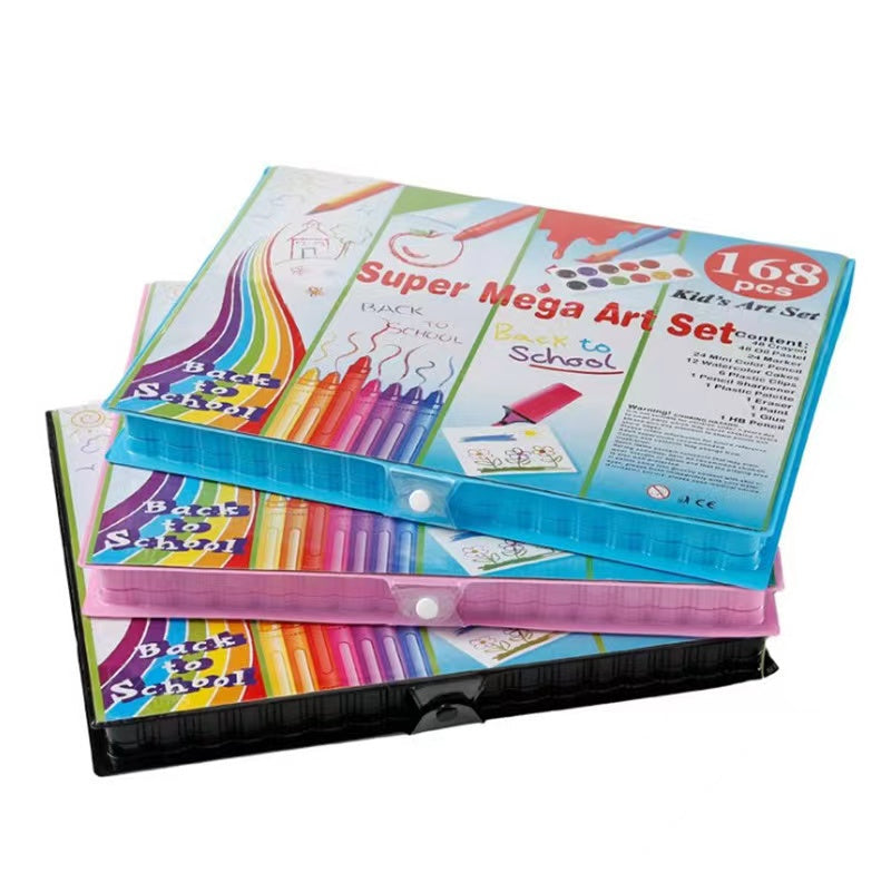 168 Pcs Kids Painting Drawing Art Set Kit