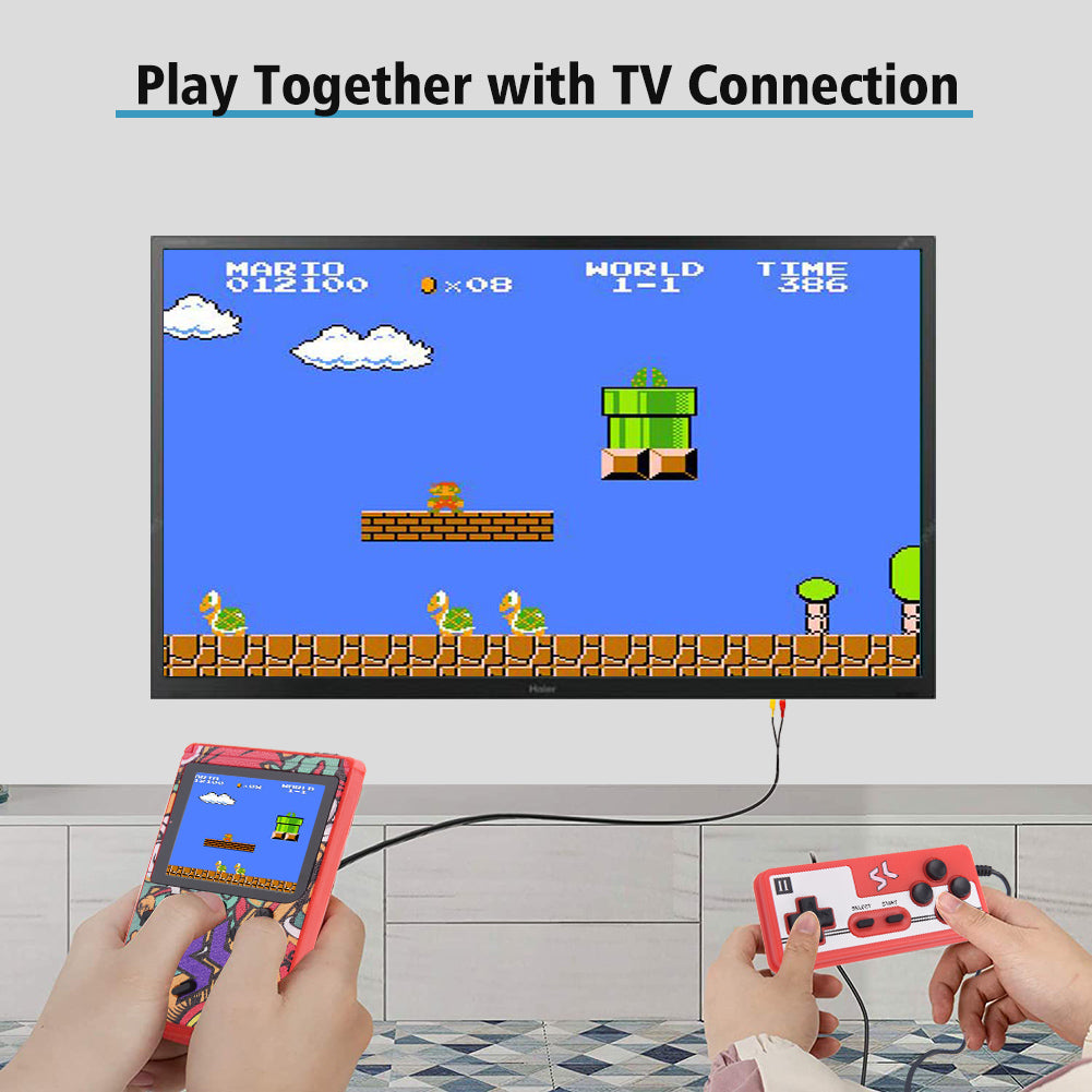 Mini Handheld Retro Game Consoles for Kid with 400 Games
