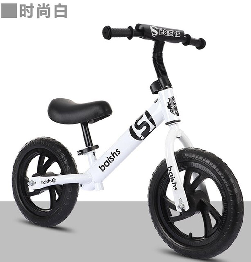 Children'S Balance Scooter 2 to 6-Year-Old Children'S Scooter 12 Inch Non-Pedal Sliding Bike for Kids 12 Inch Kid Bike