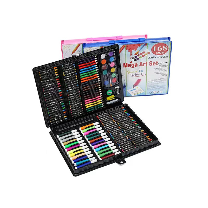 168 Pcs Kids Painting Drawing Art Set Kit