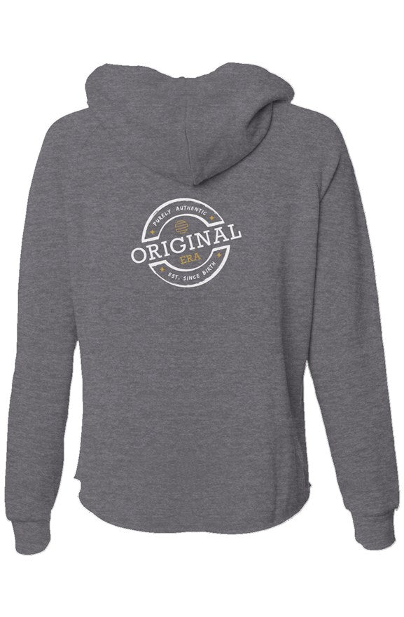 Original Era Womens Lightweight Wash Zip Hoodie