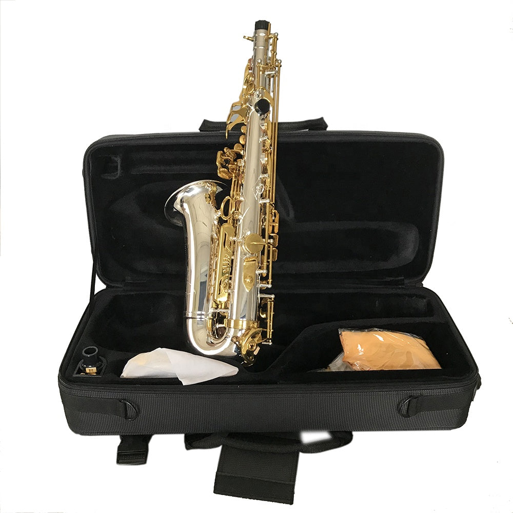 High Quality Brass Silver Alto Saxophone