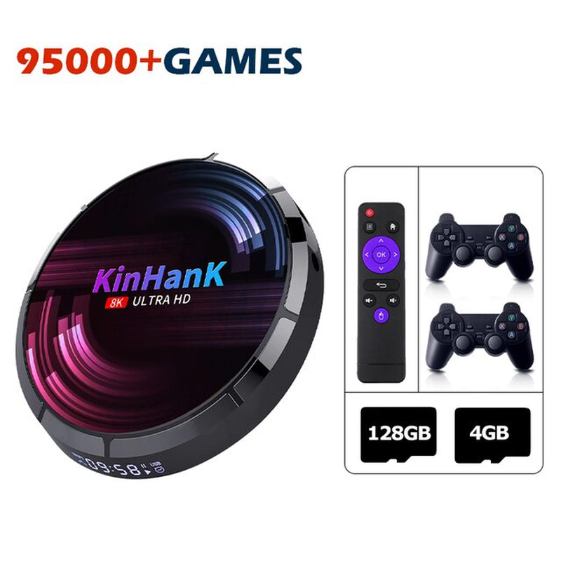 Retro Video Game Console Super Console X Max 4K HD Wifi with 114000 Games for Ps1/Psp/Dc/Sega Saturn/Md/Naomi Game Player TV Box