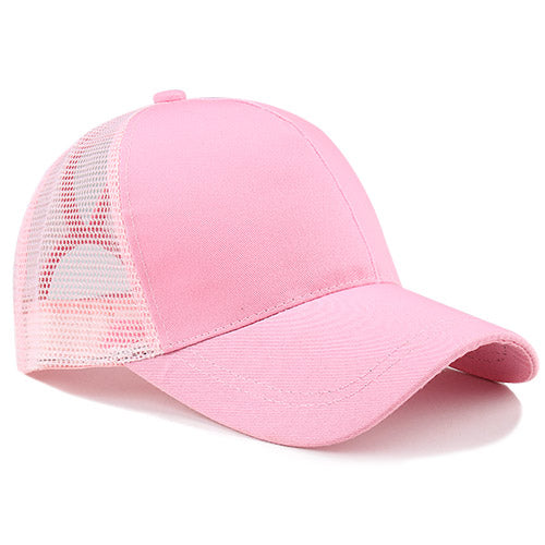 Women's Plain Mesh Baseball Cap